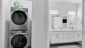 In-unit washer and dryer for your convenience during longer stays.