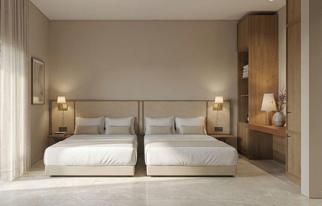 Family Double Room | Hypo-allergenic bedding, minibar, desk, free WiFi