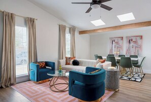 Living area - The Colony Art Deco Retreat | Pool, Game Room (The Colony)