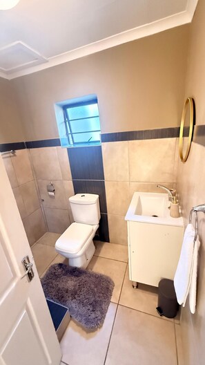 Shower, towels, soap, toilet paper - Lovely 2-bedroom apartment in a safe area in KuGompo City perfect for your stay (KuGompo City)