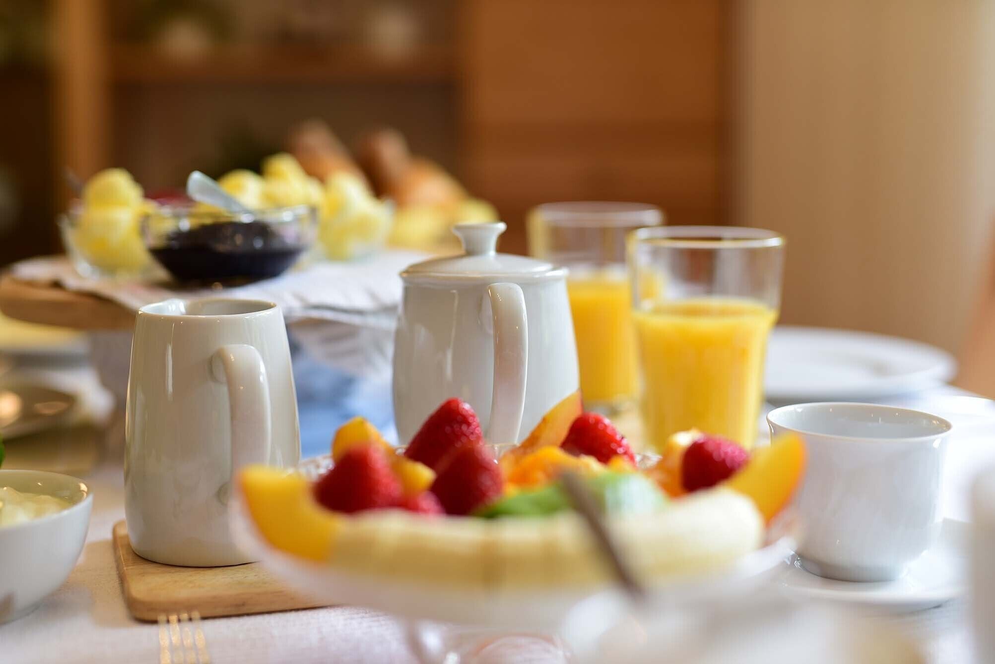 Petit déjeuner servi en supplément