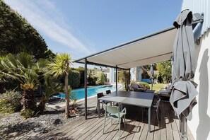Outdoor dining - Villa des Santonines 4* Ile d'Oléron - 10pers - swimming pool (Saint-Georges-d'Oléron)