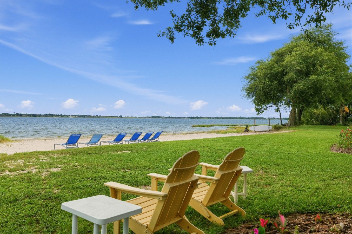 Beachfront | Lounge Seating | Lake Views