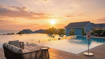 Vila Panorama, hot tub, pemandangan pantai | Kolam renang pribadi