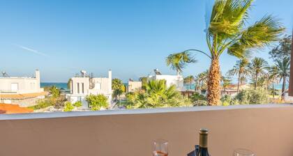 Palmview Villa One minute on foot away from an almost private beach!!!