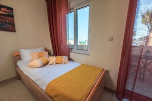 2 bedrooms, iron/ironing board, free WiFi, bed sheets - Palmview Villa One minute on foot away from an almost private beach!!! (Rhodes)