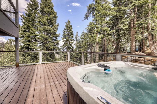 Mountain modern luxury with Heavenly access, forest serenity, and room for the whole crew.
