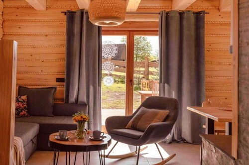 Ferienhaus mit privatem Whirlpool in Stecówka