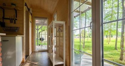 Comfortable holiday home no. 1B with a fireplace