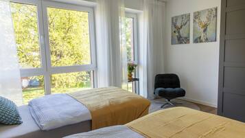 Deluxe-Apartment, 2 Einzelbetten, Balkon | Wellness
