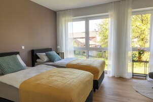 Apartamento Deluxe, 2 camas individuales, balcón