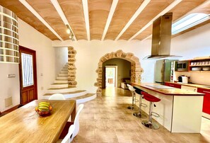 Dining - Villa 'Saljub De Can Sergent' with Mountain View, Wi-Fi and Air Conditioning (Cala Vedella)