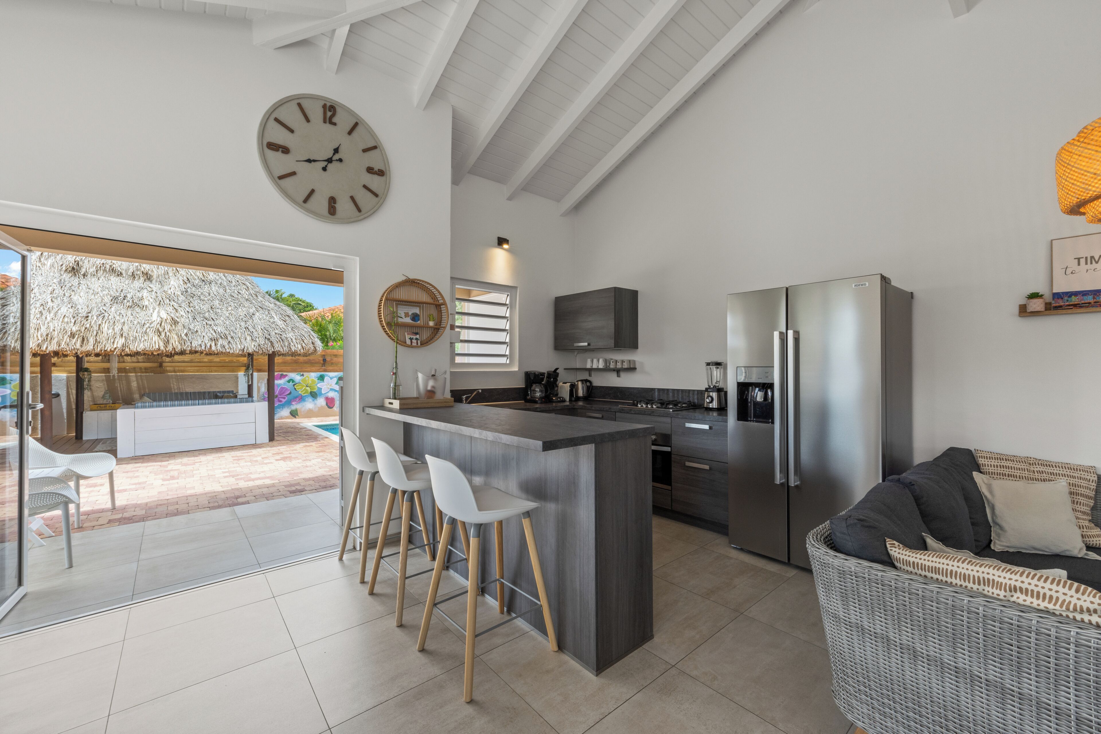 Villa familiar, 3 habitaciones, piscina privada | Interior