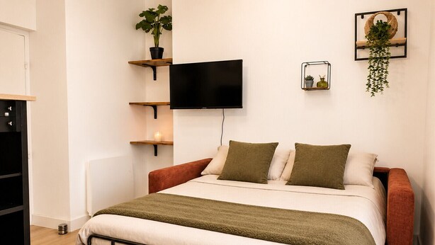 Free WiFi, bed sheets - Cosy apartment in the historic district of La Doutre - 2 guests (Angers)