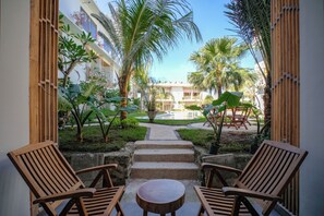 Terrace/patio - Giri Rose Boutique Hotel (Kuta)