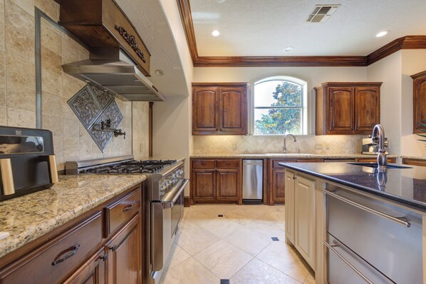 Private kitchen - Château St. Cyr - Luxury Estate for Large Groups - Sleeps 38 (Montgomery)