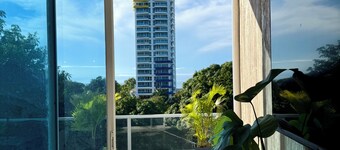 Modern apartment in Coronado with large balcony and views, steps from the beach