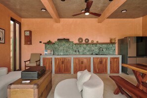 Living area - Casa Tintorera (Santa María Colotepec)