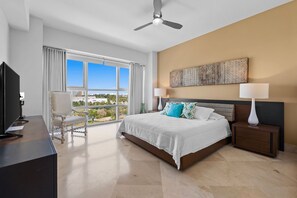 In-room safe, desk, laptop workspace, soundproofing - Luxury Beach 2BR Resort Access Vidanta (Nuevo Vallarta)