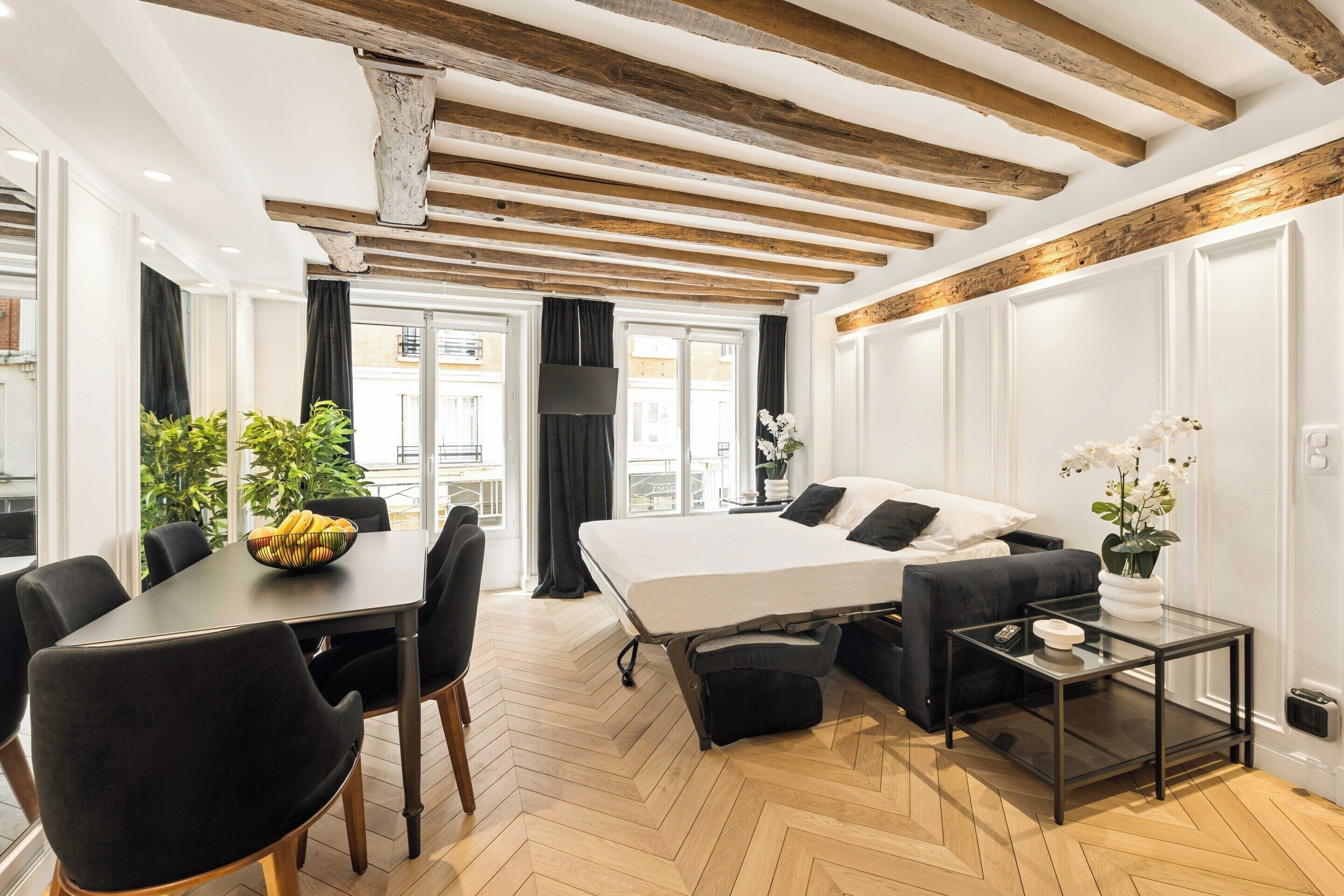 Apartment | 1 bedroom, laptop workspace, iron/ironing board, bed sheets