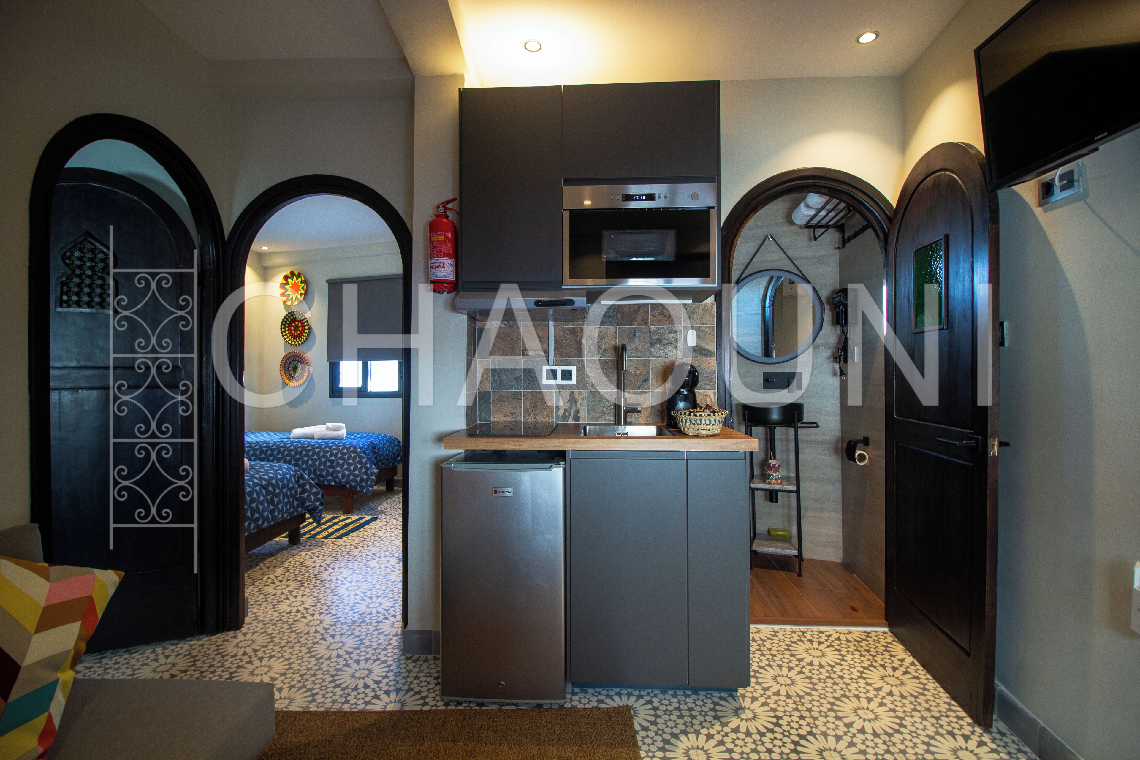 Family Apartment | Private kitchen | Coffee/tea maker