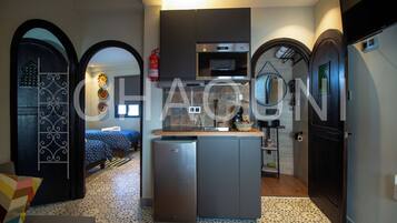 Family Apartment | Private kitchen | Coffee/tea maker
