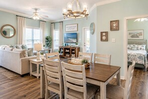 House, 3 Bedrooms, Smoking, Patio | Dining room - Luxury Beachside Retreat in Gulf Shores - Walk to Sand! (Gulf Shores)