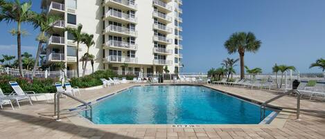 Condo, 1 King Bed with Sofa bed (Estero Beach & Tennis 908-B) | Pool
