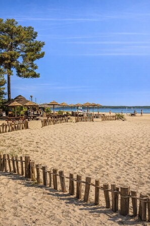 Beach - Air-conditioned mobile home for 6 people 5* campsite lake access (Biscarrosse)