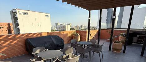 Comfort Apartment, City View | Outdoor dining
