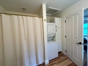 Towels, soap, toilet paper