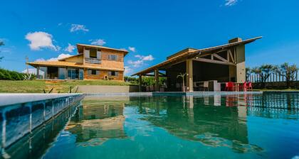 Casa P na Areia com Piscina a em Lu s Correia