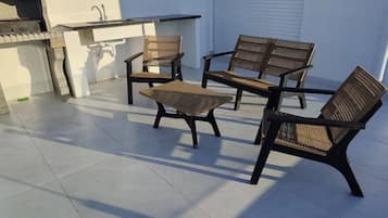 Apartamento, 2 habitaciones, fumadores, balcón | Terraza o patio