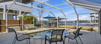 Spacious 5-bedroom waterfront estate on the Crystal River with a pool and dock!