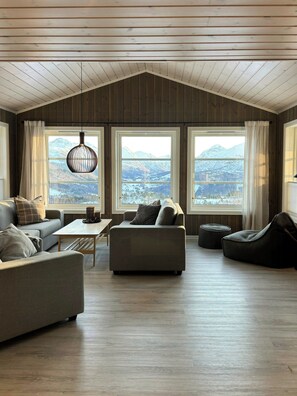 Fernseher, Kamin