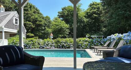 A magical home with pool and hot tub right off Katama bike path in Edgartown