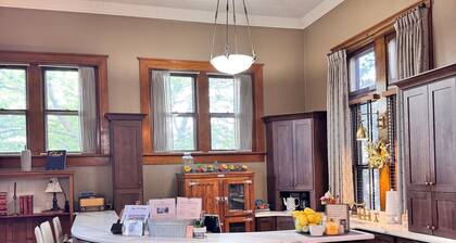 Welcome to this beautifully restored 1916 Carnegie library filled with charm.