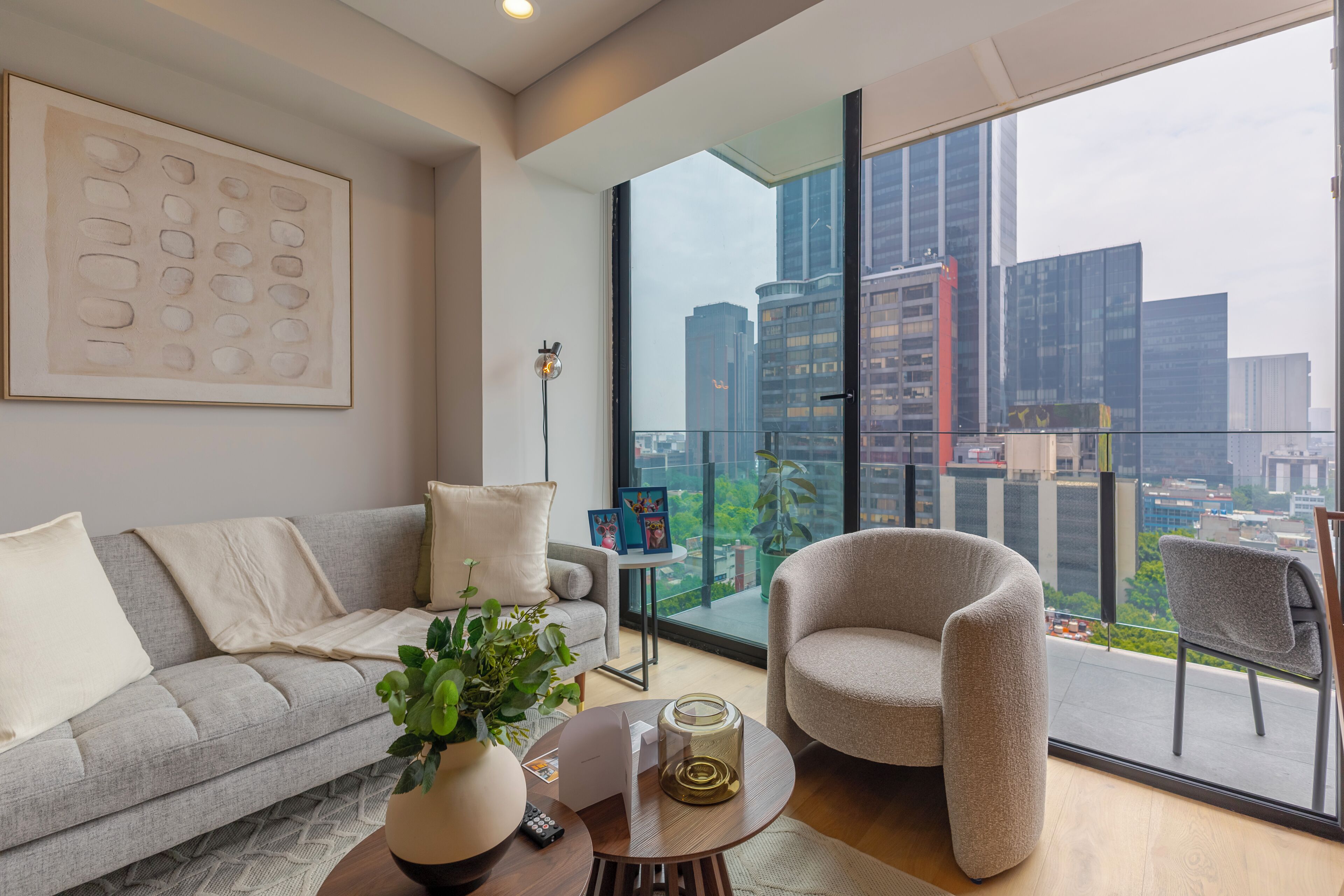 Apartamento Premium, balcón | Zona de estar