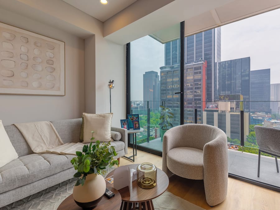 Apartamento Premium, balcón | Zona de estar