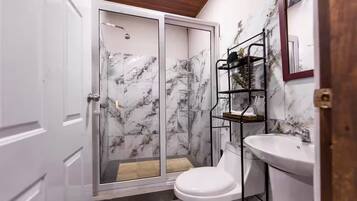 Towels, soap, toilet paper