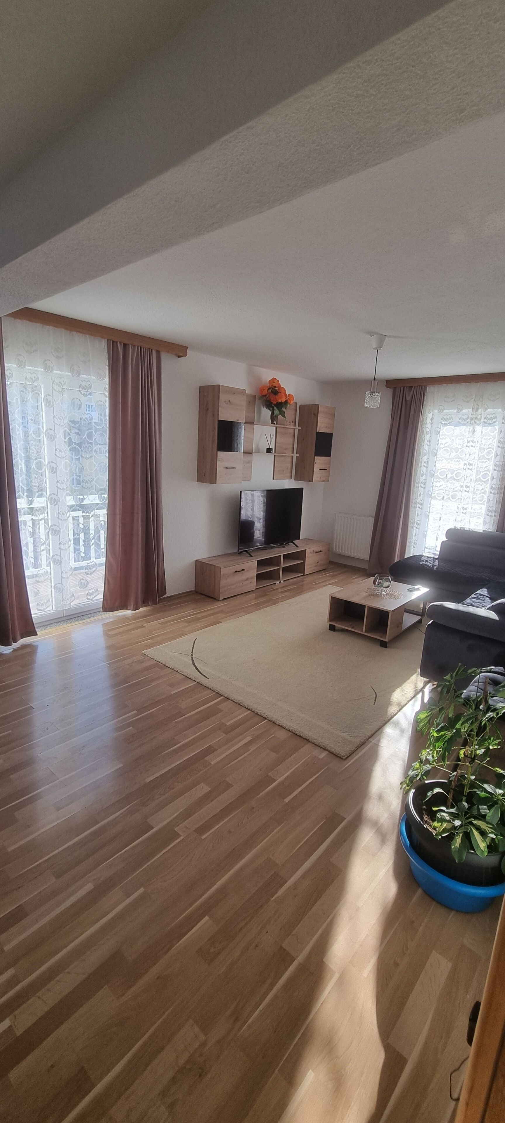 Living area. Beautiful 3-bedroom apartment with AC in charming Tomislavgrad