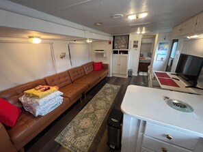 Living area - Hidden Hideaway on St. George Island canal w/saltwater pool, spa, dock, kayaks (Saint George Island)