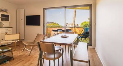 Sea view apartment with terrace in Pléneuf-Val-André | 5 guests | Ref 1013