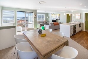 TV - Coastal Retreat Family Home | Sea Views + Parking (Christchurch)