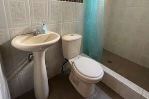 Towels, soap, toilet paper