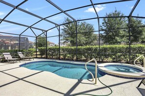 Pool - 6079 Spacious 7BR Family Getaway, Solterra Resort (Davenport)