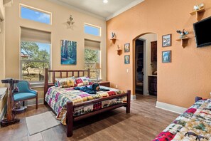 Iron/ironing board, WiFi, bed sheets - 
Unique Multi-Family Getaway with Pool, Game room, Theater & 6 Themed Bedrooms (Spring Branch)