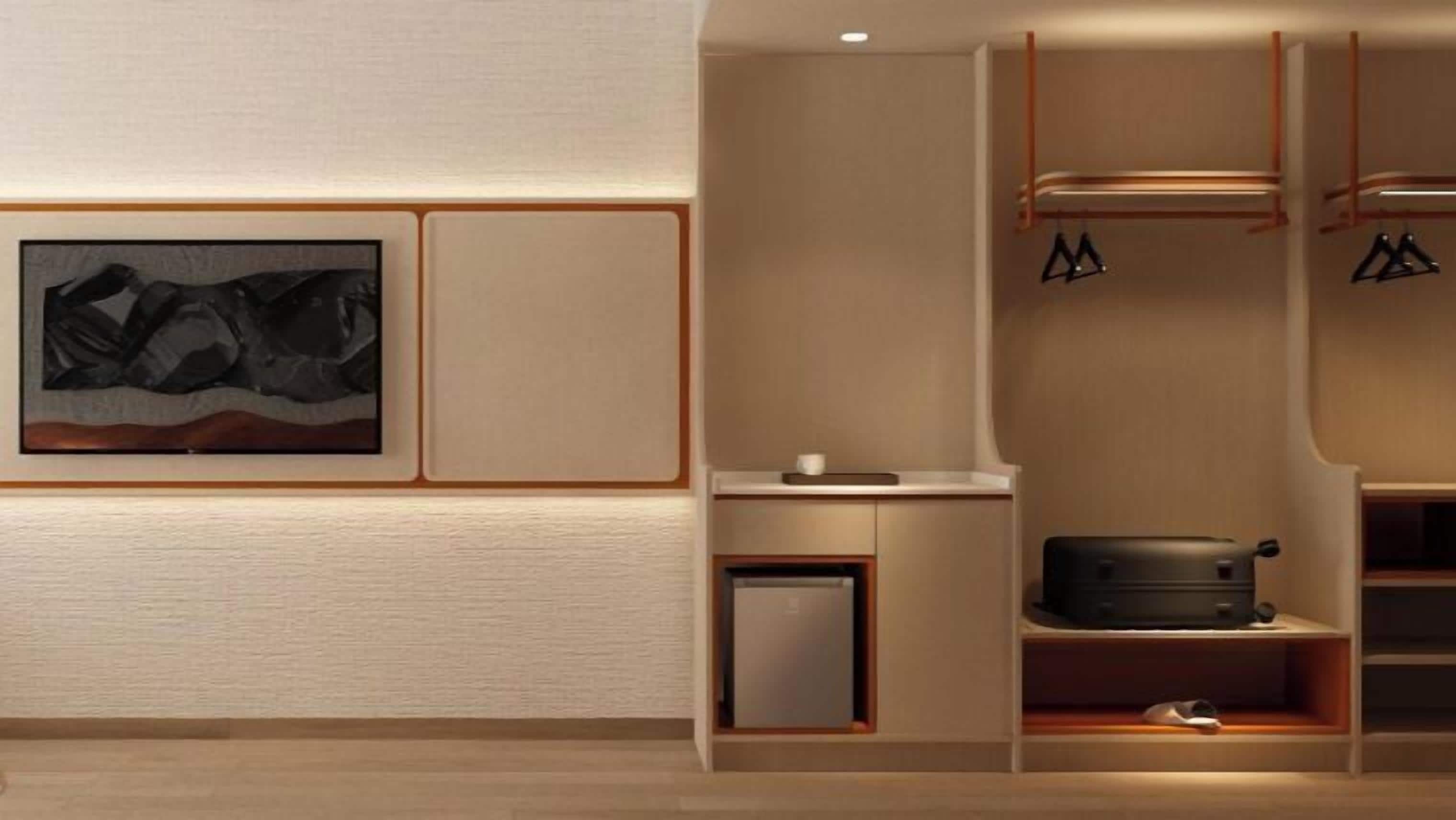 Suite, 1 Tempat Tidur King (Harris) | Brankas, setrika/meja setrika, Wi-Fi gratis, dan seprai linen