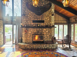 Interior - Private Architectural Waterfront Lodge on Eagles Nest #2 (Ely)