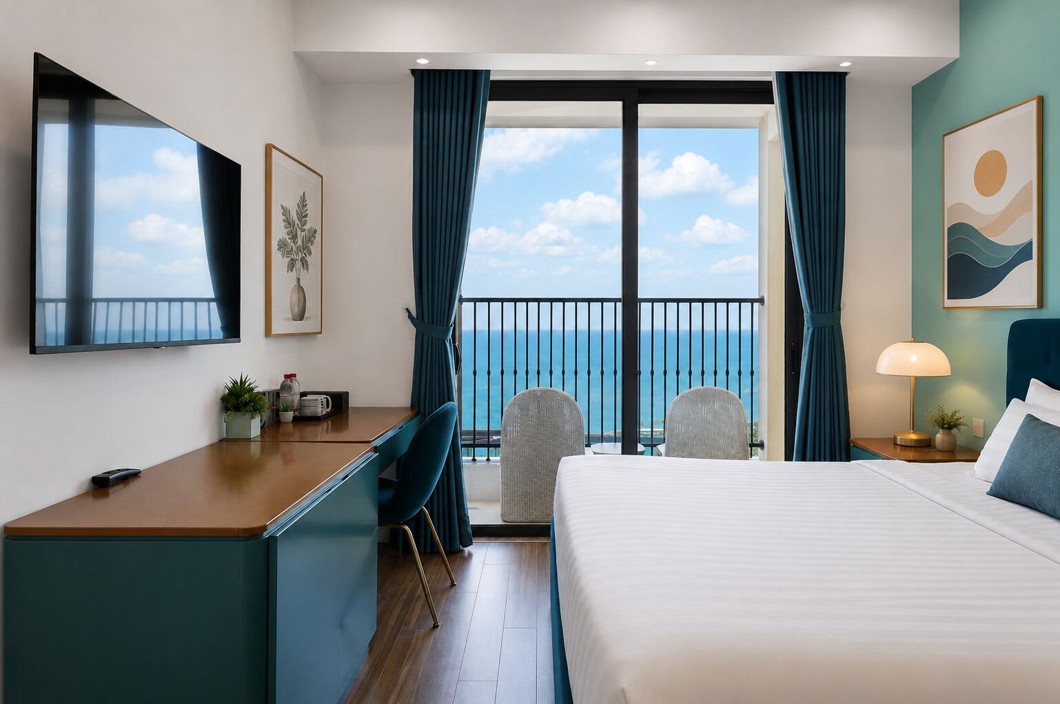 Standard Suite, Balcony, Beach View | Premium bedding, memory foam beds, in-room safe, individually decorated